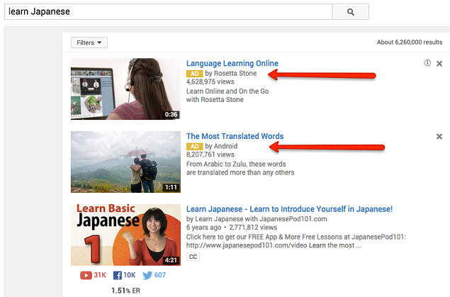 Discovery ads