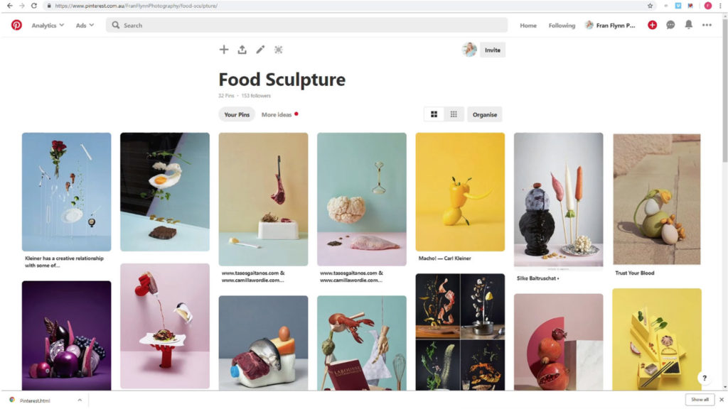 Pinterest boards