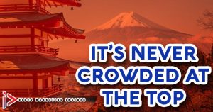 It's never crowded at the top