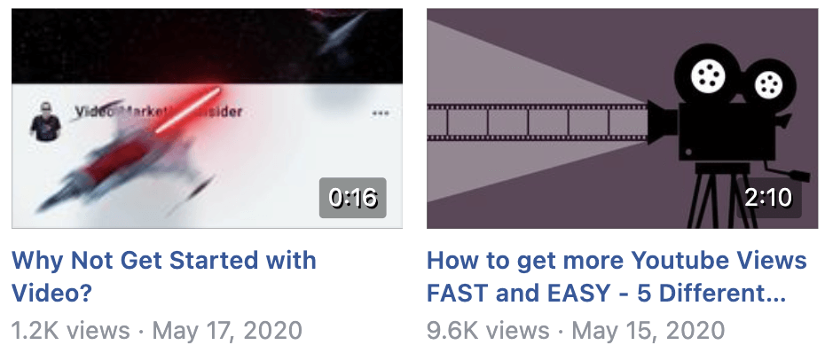 Facebook Video