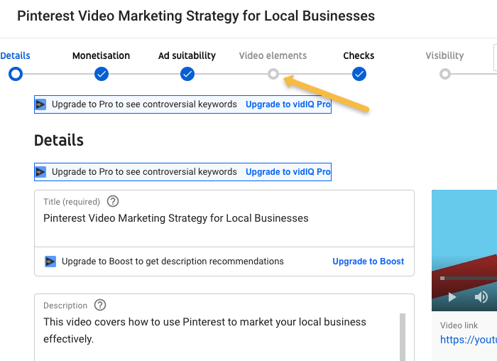 Video Elements