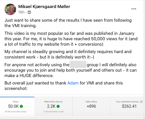Testimonial